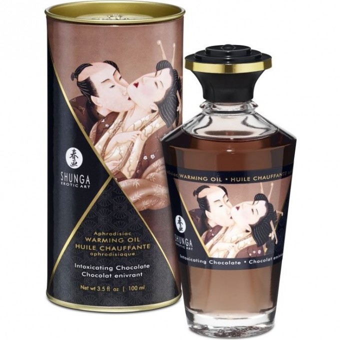 Масло интимное массажное SHUNGA INTOXICATING CHOCOLATE (ПЬЯНЯЩИЙ ШОКОЛАД) 2209 SG